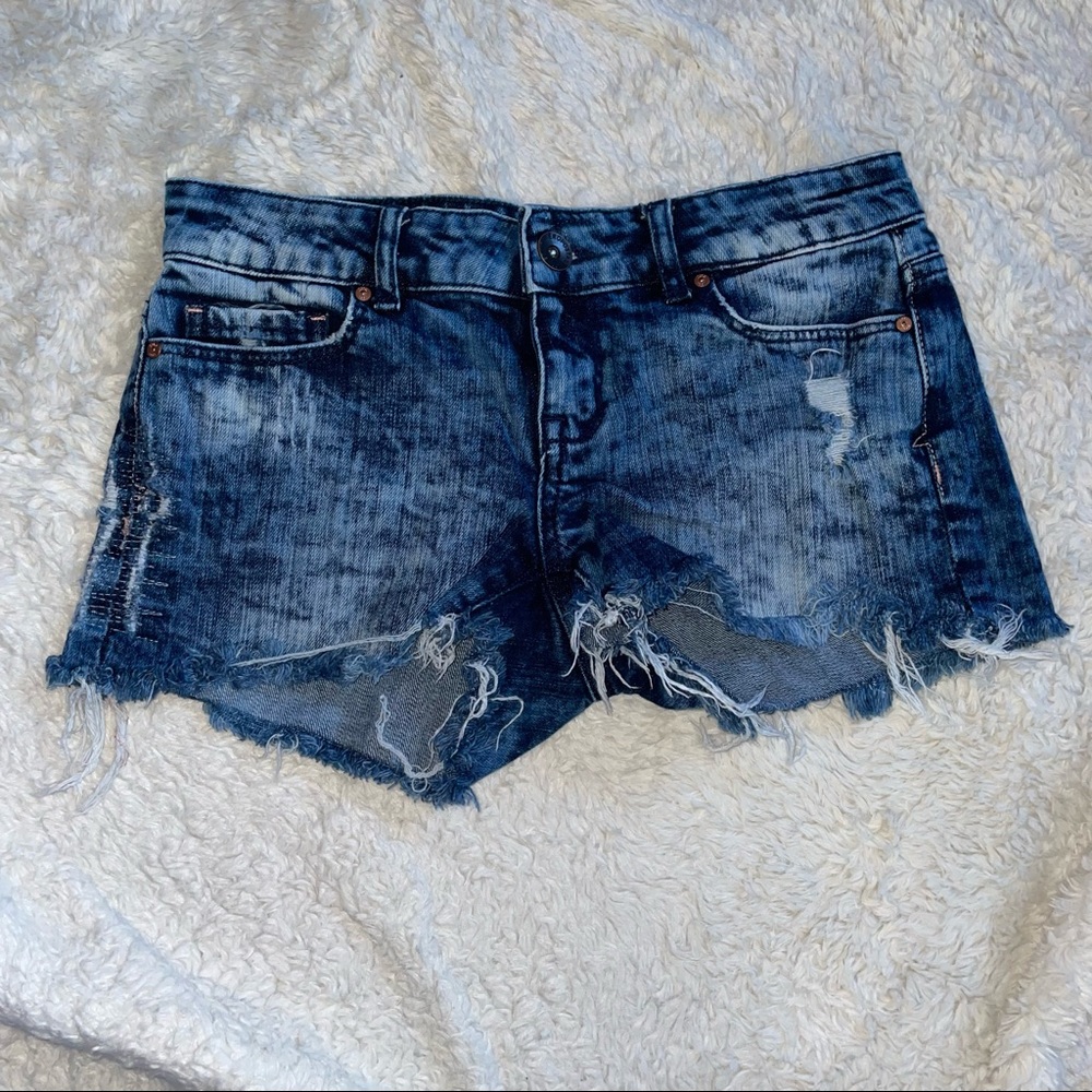Acid Wash Shorty Aeropostale Shorts